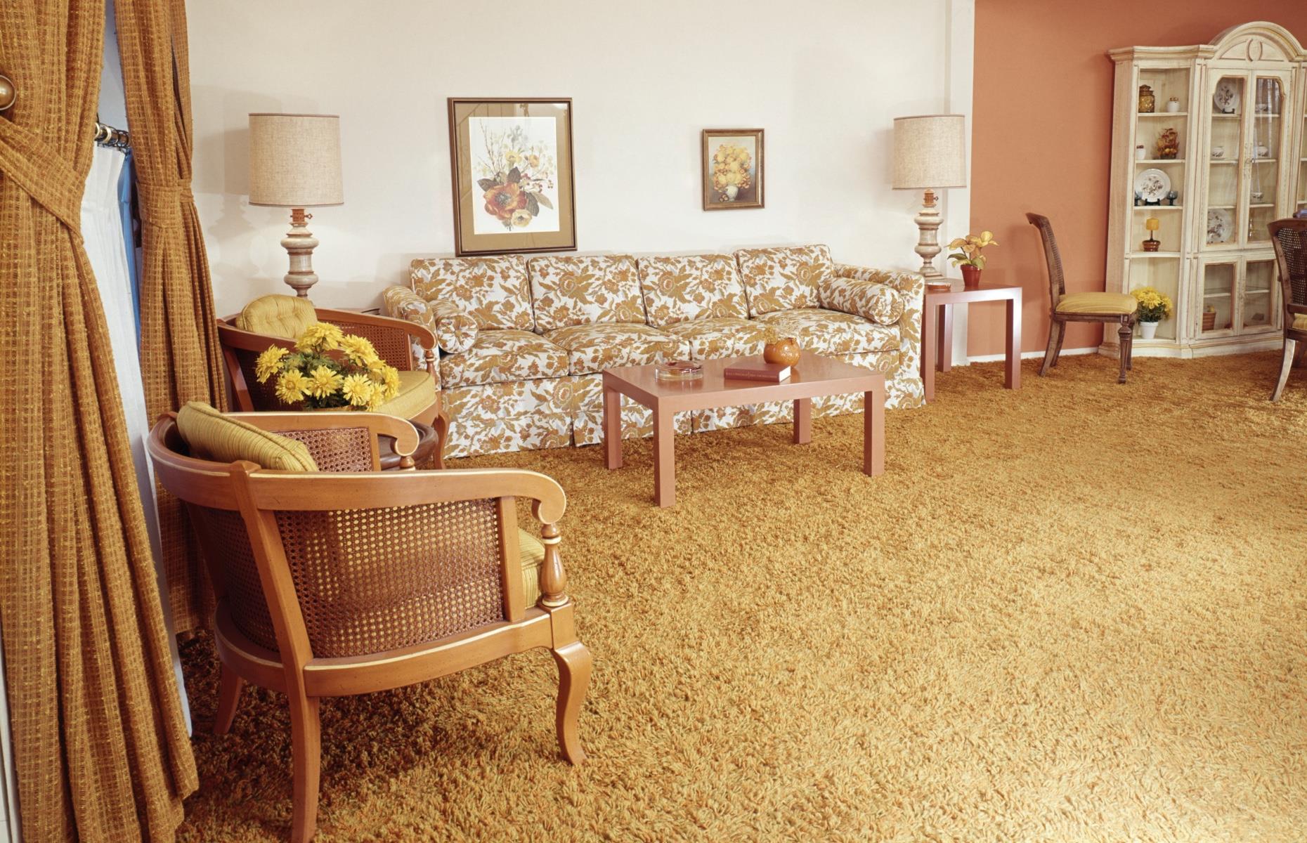 Floral sofas
